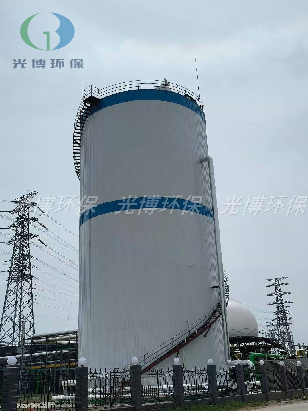 邹平众旺污水处理厂新建GBIC厌氧罐